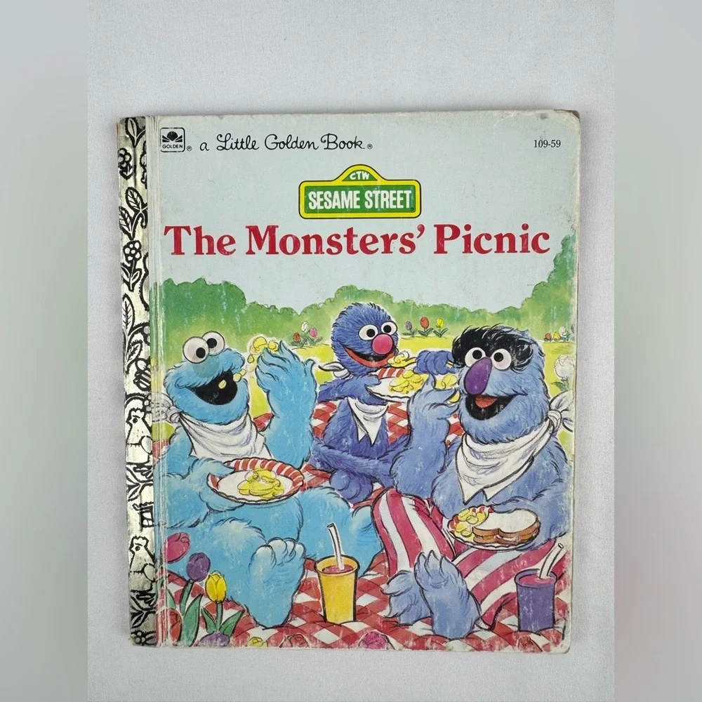 Vintage 1991 A Little Golden Book “The Monster’s Picnic”